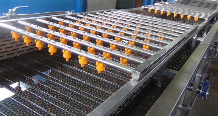 食品加工網帶輸送機，食品加工網帶清洗機